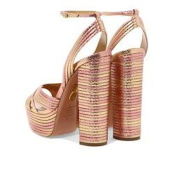 Aquazzura
Sundance Snake-Embossed Platform Sandals - Picture 2 of 10